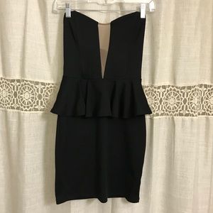 Strapless Black Dress
